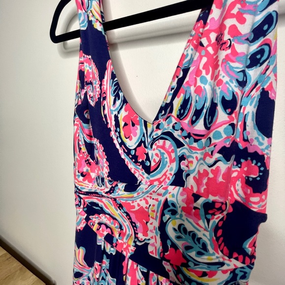 Lilly Pulitzer Sloane Maxi Dress in Pop Up For the Halibut, Small - Picture 9 of 9